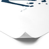 Psalm 42 1 als een dieet voor water poster (Hoek)