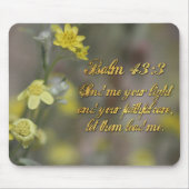 Psalm 43:3 Gele Muismat van wilde bloemen (Voorkant)