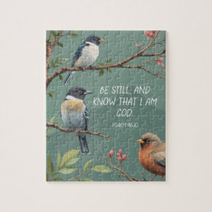 Psalm 46:10 Bijbelvers afbeelding Legpuzzel