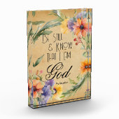 Psalm 46:10 Bijbelvers Fotoblokken (Links)