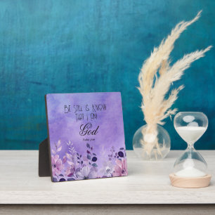 Psalm 46:10 Bijbelvers Fotoplaat