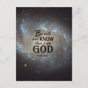 Psalm 46:10 briefkaart