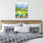 Psalm 46:10 canvas afdruk (Insitu (Slaapkamer))