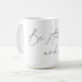 Psalm 46:10 Coffee Mok - wees stil en weet (Voorkant links)