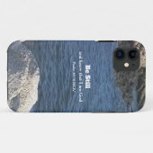 Psalm 46:10 Foto van Ocean Christelijk Blue Case-Mate iPhone Case (Achterkant (horizontaal))
