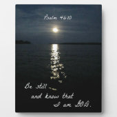 Psalm 46:10 fotoplaat (Voorkant)