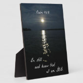 Psalm 46:10 fotoplaat (Zijkant)