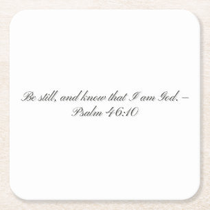 Psalm 46:10, Geschenk Onderzetter