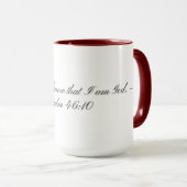 Psalm 46:10, Geschenkmok Mok (Voorkant rechts)