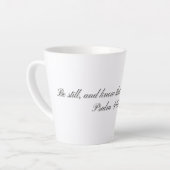 Psalm 46:10, Gift Latte Mok (Linkerhoek)