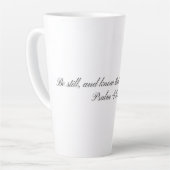 Psalm 46:10, Gift Latte Mok (Linkerhoek)