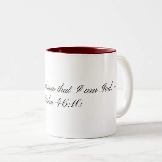 Psalm 46:10, Mok (Voorkant rechts)