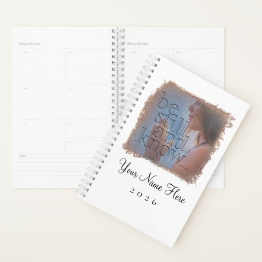 Psalm 46:10 - Personalized Day Planner (Display)
