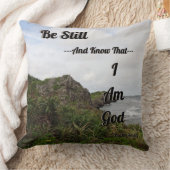 Psalm 46:10 Schilderachtig Bijbelvers Kussen (Deken)