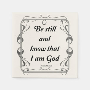 PSALM 46-10 SERVETTEN