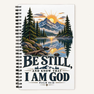 PSALM 46:10 Wees Stil En Ken Notitieboek