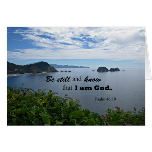 Psalm 46:10 Wees stil en weet dat ik God ben