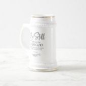 Psalm 46:10 Wees stil en weet dat ik God ben Bierpul (Voorkant links)