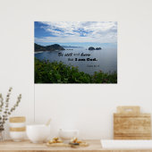 Psalm 46:10 Wees stil en weet dat ik God ben Poster (Keuken)