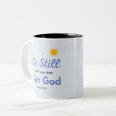 Psalm 46:10 Wees stil en weet dat Ik Mok ben (Voorkant links)