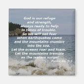 Psalm 46: 1-3 magneet (Voorkant)