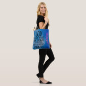 Psalm 46:1 Bijbelvers Canvas tas (Op model)