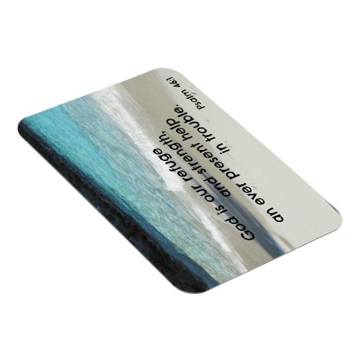 Psalm 46:1 God is onze toevlucht en kracht... Magneet (Rechterzijde)