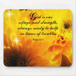 Psalm 46:1 Mousepad Muismat