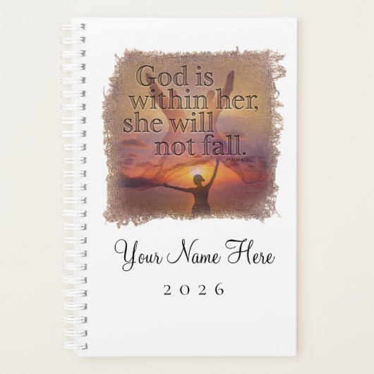 PSALM 46:5 - Personalized Day Planner (Devant)