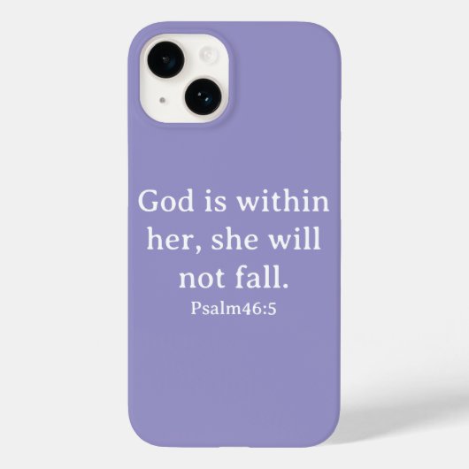 Psalm 46:5 - Telefoonhoesje Case-Mate iPhone Case (Achterkant)