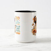 Psalm 46:5 tweekleurige koffiemok (Center)