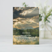 Psalm 48:14 Scripture Celebration of Life Service Kaart (Staand voorkant)