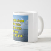 Psalm 49:3 WEBU Mug Extra Grote Beker (Voorkant rechts)