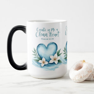 Psalm 51 Waterverf Hart Bruiloftsgeschenk Mok