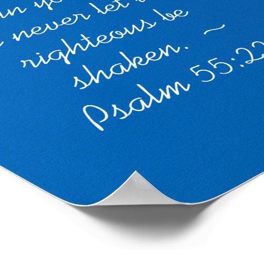 Psalm 55:22 poster (Hoek)