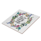 Psalm 56:3 Als ik bang ben dat ik mijn vertrouwen Tegeltje (Zijkant)