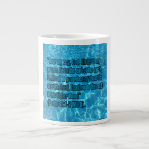 Psalm 61:1-2 WEBU Mug Extra Grote Beker