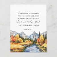 Psalm 61:2 Als mijn hart wordt overweldigd