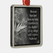 PSALM 63:7 HET SCHERM VAN HET ORNAMENT BIBLE - ZAL (Rechts)