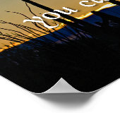Psalm 65:8 Liedjes van vreugde Poster (Hoek)
