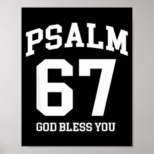 Psalm 67 Christelijk 6 7 Zes Zeven Jezus Grappige Poster