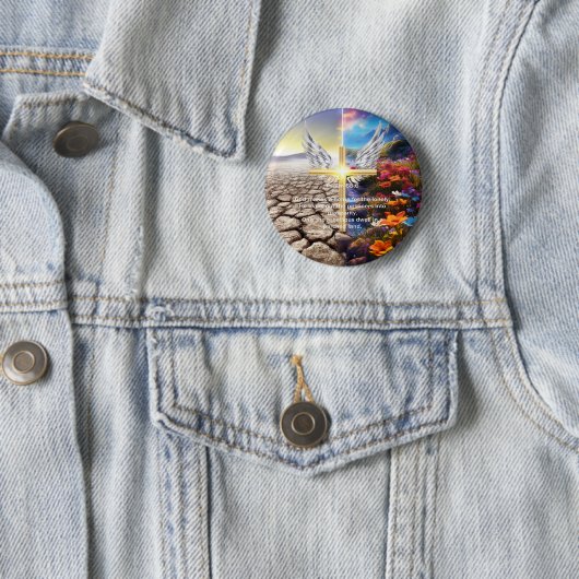 Psalm 68 ronde button 5,7 cm (In situ)