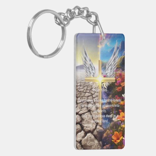 Psalm 68 sleutelhanger (Voorkant Links)