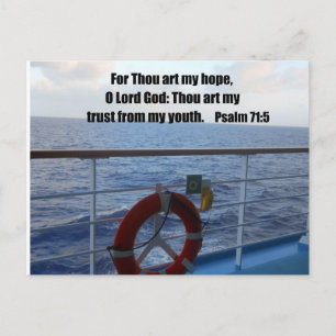 Psalm 71:5 briefkaart