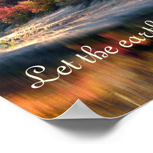 Psalm 72 Gods Glory Scripture Autumn Poster (Hoek)