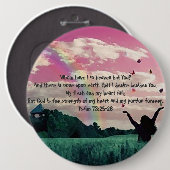 Psalm 73:25-26 ronde button 6,0 cm (Voorkant /achterkant)