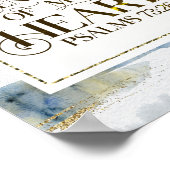 Psalm 73:26 Hij is de Sterkte van mijn hart Poster (Hoek)