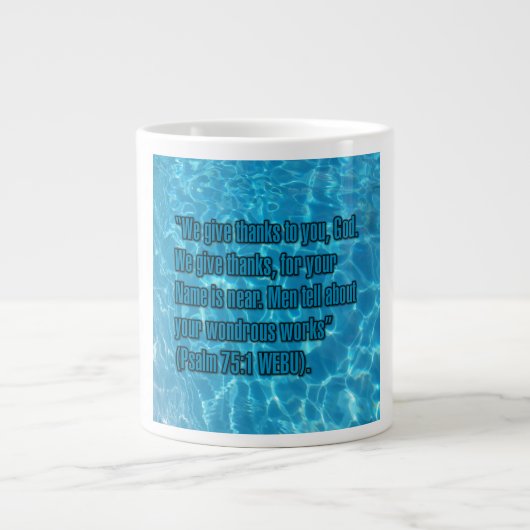 Psalm 75:1 WEBU Mug (Devant)