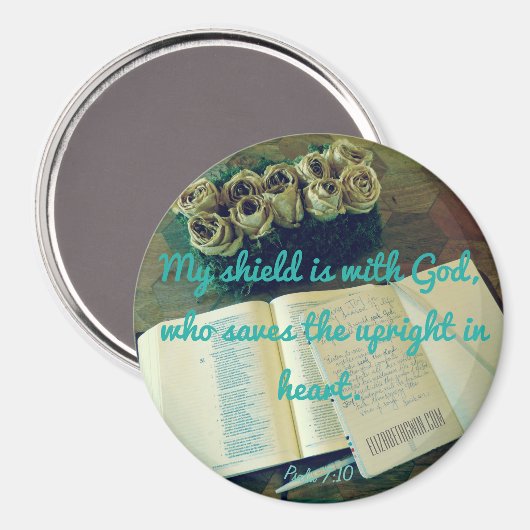 Psalm 7:10 magneet (Voorkant / Achterkant)