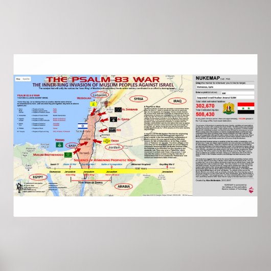 Psalm 83 Oorlog 1 Poster (Voorkant)